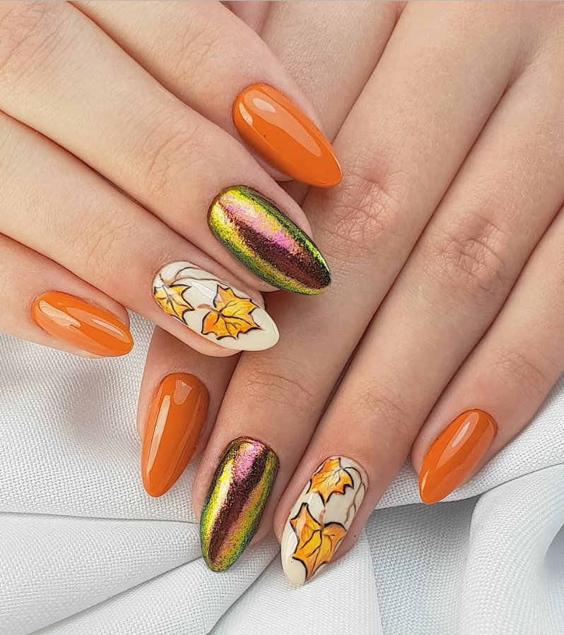 80 Pretty Acrylic Short Almond nails Design You Can’t Resist In Spring ...