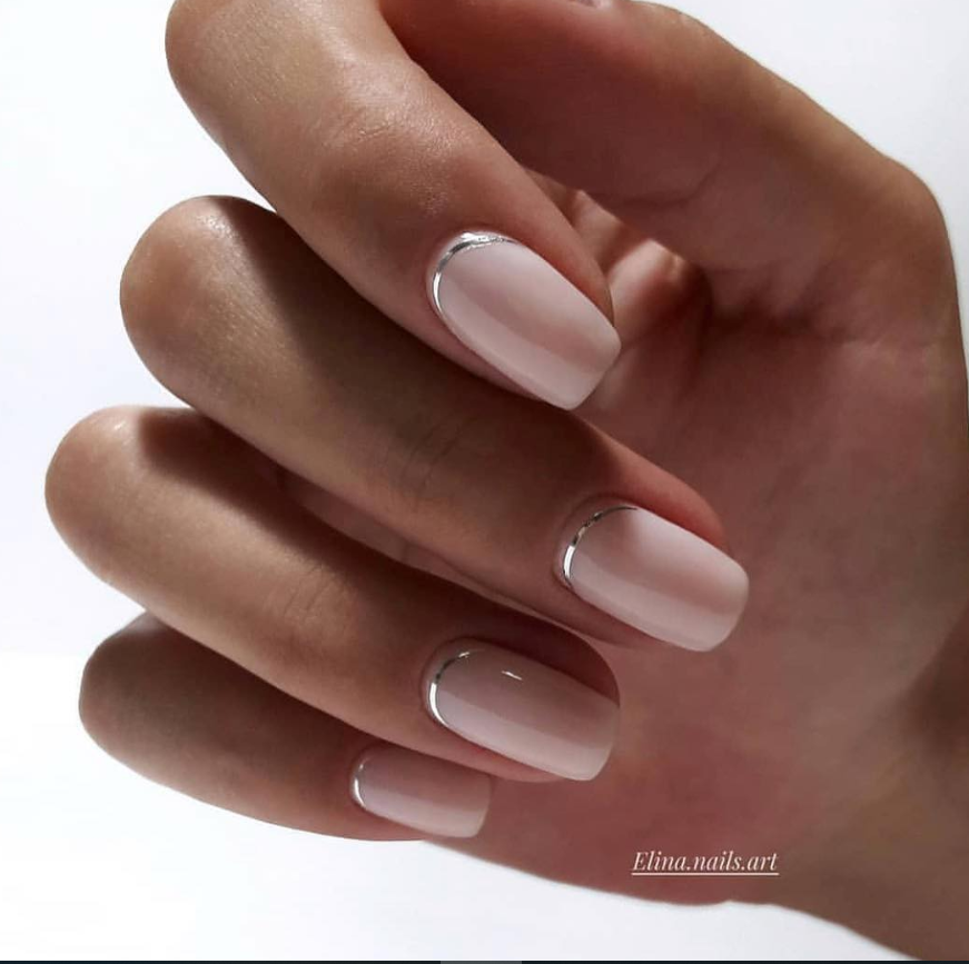 60+ Acrylic Square Nails Design And Color Ideas For Short Nails— White ...