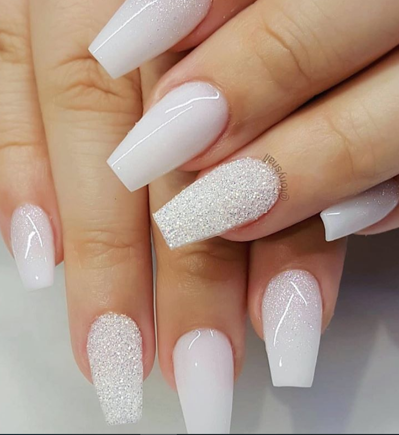 80+ Trendy White Acrylic Nails Designs Ideas To Try Page 22 of 82