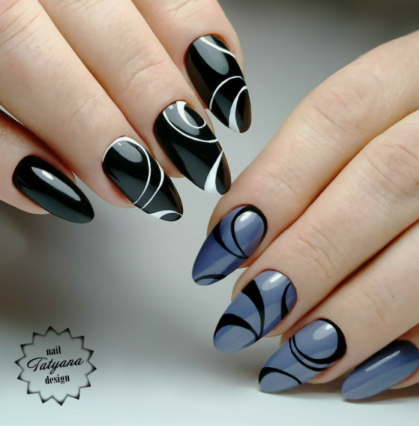 50 Stunning Matte Blue Nails Acrylic Design For Short Nail