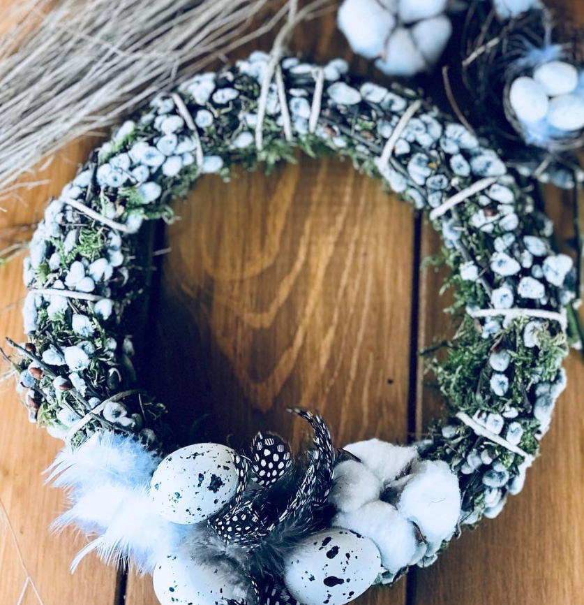 60+ Best Easter Egg Wreaths DIY For Front Door Home Decor