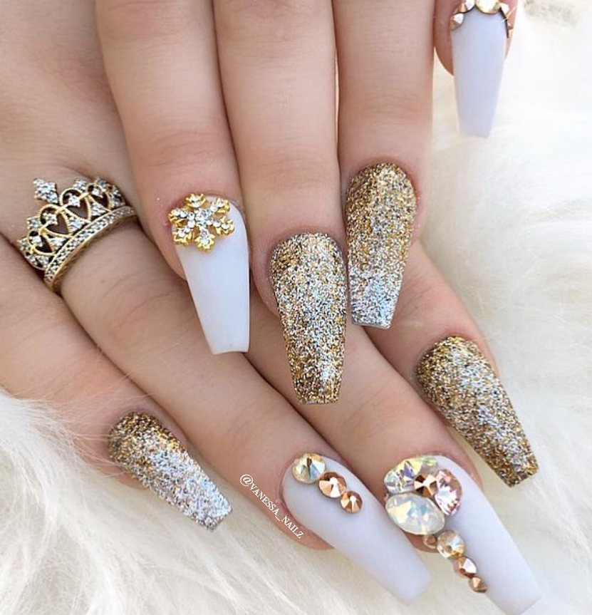 80+ Trendy White Acrylic Nails Designs Ideas To Try