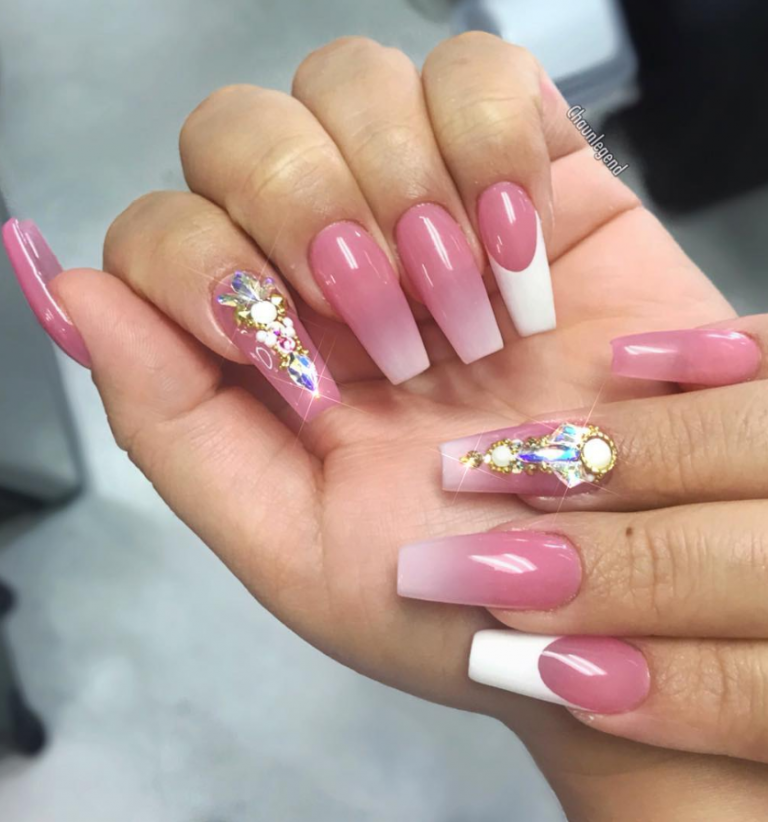 82 Trendy Acrylic Coffin Nails Design For Long Nails For Summer - Page ...