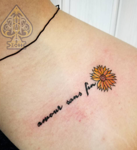 45 Simple Unique Sunflower Tattoo Ideas For Woman - Page 15 of 45 ...