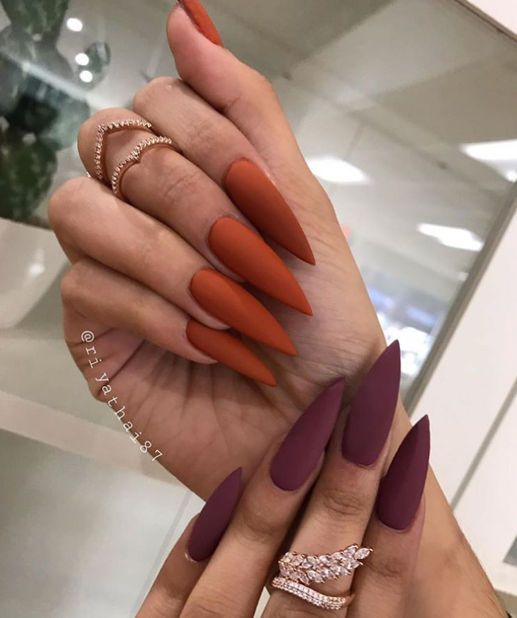75 Chic Classy Acrylic Stiletto Nails Design You'll Love - Page 38 of ...