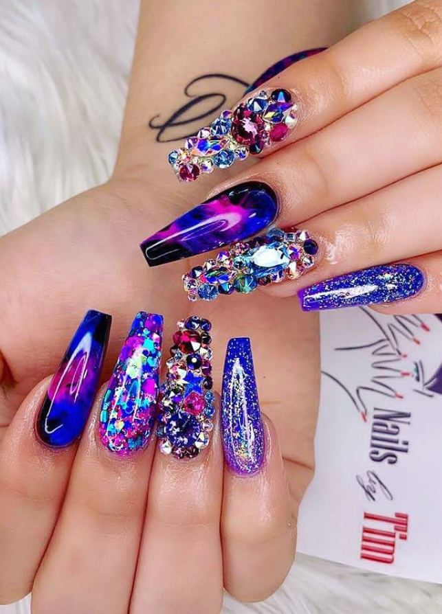 25 Amazing Acrylic Coffin Nails Design To Make You Stand out - Fashionsum