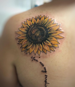 45 Simple Unique Sunflower Tattoo Ideas For Woman - Page 21 of 45 ...