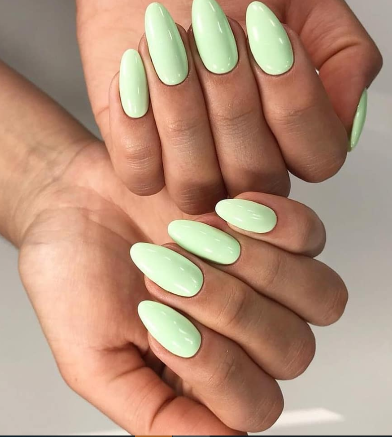64 Chic Natural Almond Acrylic Nails Shape Design You Won’t Resist This Spring & Summer