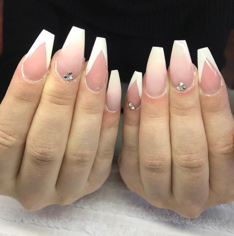 56 Stylish Acrylic Nude Coffin Nails Color Design For Spring & Summer ...