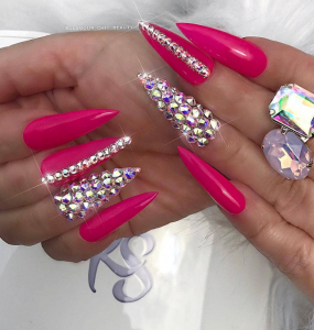 75 Chic Classy Acrylic Stiletto Nails Design You'll Love - Page 71 of ...