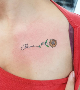 45 Simple Unique Sunflower Tattoo Ideas For Woman - Page 39 of 45 ...