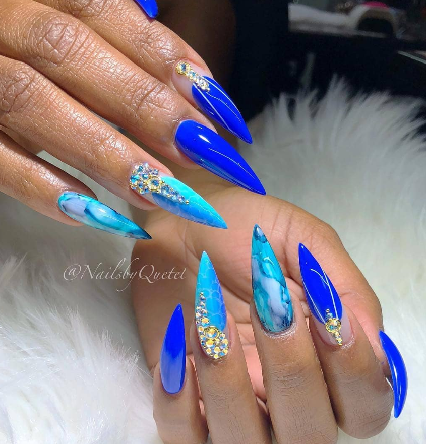 75 Chic Classy Acrylic Stiletto Nails Design You'll Love - Page 33 of ...