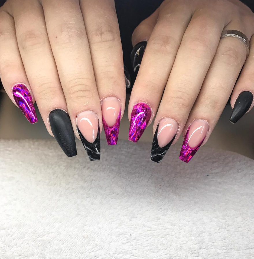 How To Shape Coffin Acrylic Nails For Summer 2021? - Page 