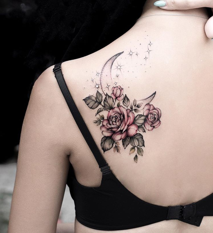 26 Awesome Floral Shoulder Tattoo Design Ideas For Woman - Page 7 of 26