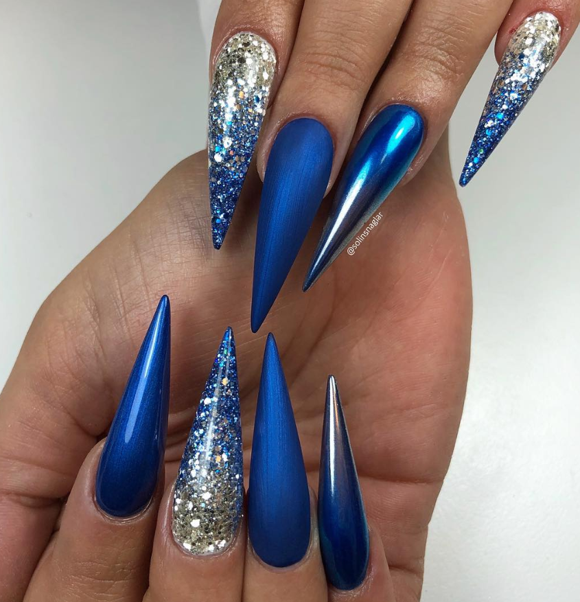 75 Chic Classy Acrylic Stiletto Nails Design You'll Love - Page 43 of ...