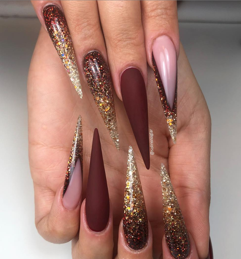 Chic Classy Acrylic Stiletto Nails Design You Ll Love Page Of