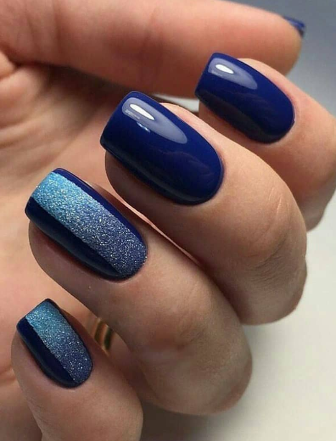 15 Pretty Acrylic Blue Nails Design For Summer Nails Makeup - Page 2 of ...