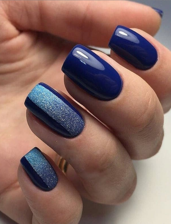 15 Pretty Acrylic Blue Nails Design For Summer Nails Makeup - Page 4 of ...