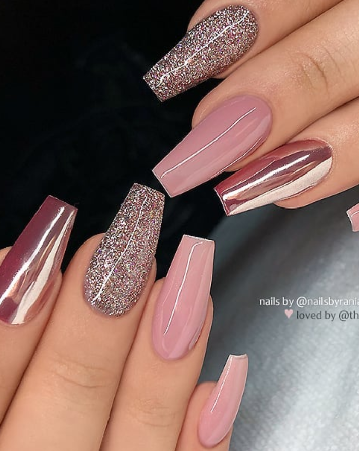 54 Stunning Acrylic Gel Coffin Nails Design For Summer Nails To Look