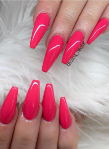 54 Stunning Acrylic Gel Coffin Nails Design For Summer Nails To Look ...