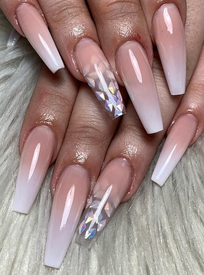 These Amazing Ombre Coffin Nails Design For Summer Nails You Can't Miss ...