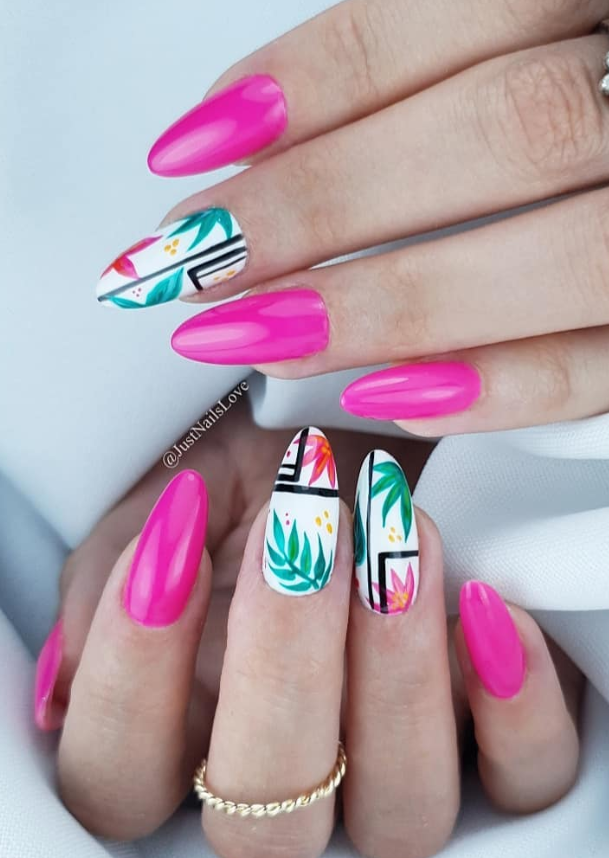 56 Lovely Acrylic Almond Shaped Nails To Inspire You This Summer - Page ...