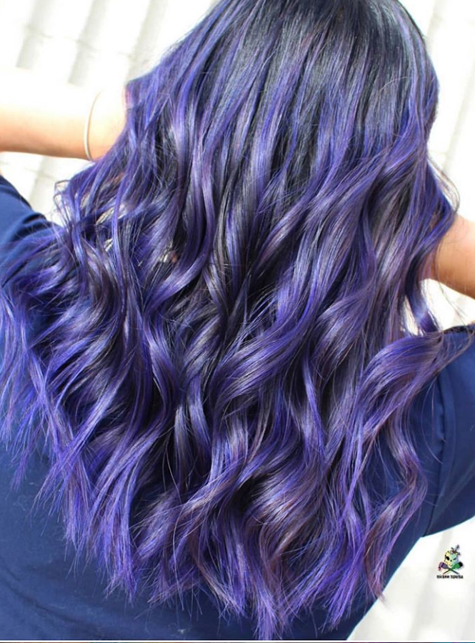 20 Alluring Purple Hair Color & Hairstyle Design Ideas For Any Season ...