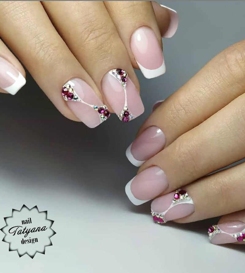 50 Beautiful Summer Short Square Nails Design For Manicure Nails - Page ...