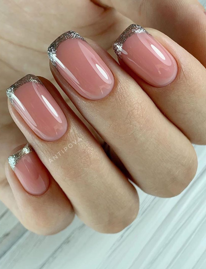 61 Beautiful Acrylic Short Square Nails Design For French Manicure