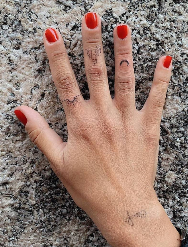 15 Pretty Small Finger Tattoo Ideas For Woman Page 8 Of 15 Fashionsum