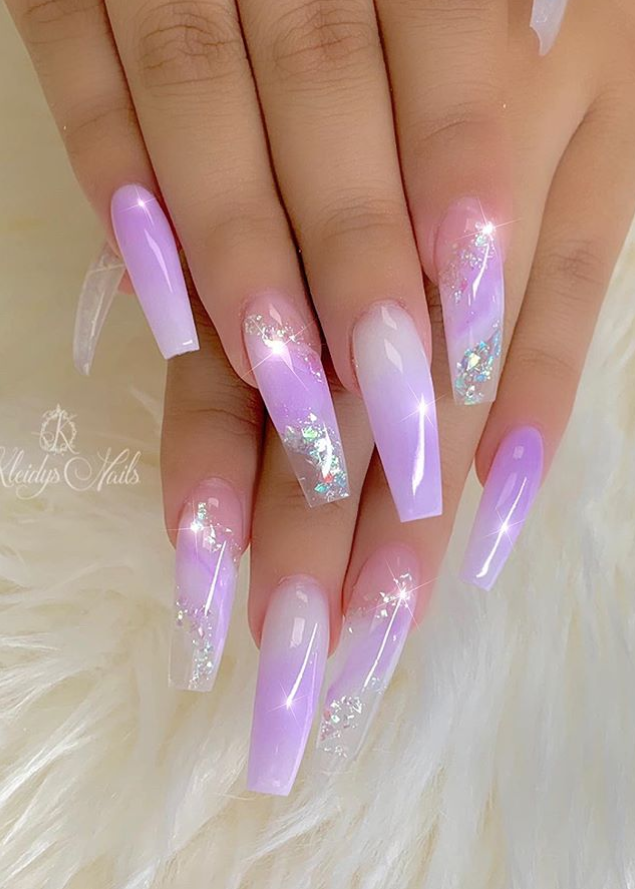 39 Chic Acrylic Gel Coffin Nails Design Ideas - Page 12 of 39 - Fashionsum