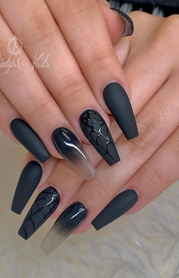 48 Alluring Acrylic Coffin Nails To Make Your Fall Nails Beautiful ...