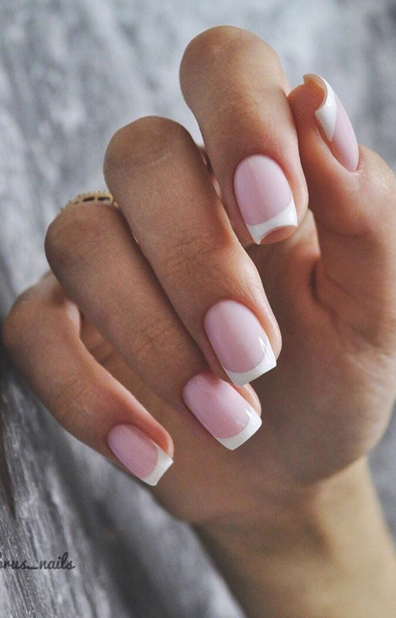 60 Pretty Pink Short Square Nails For Spring Nails Design