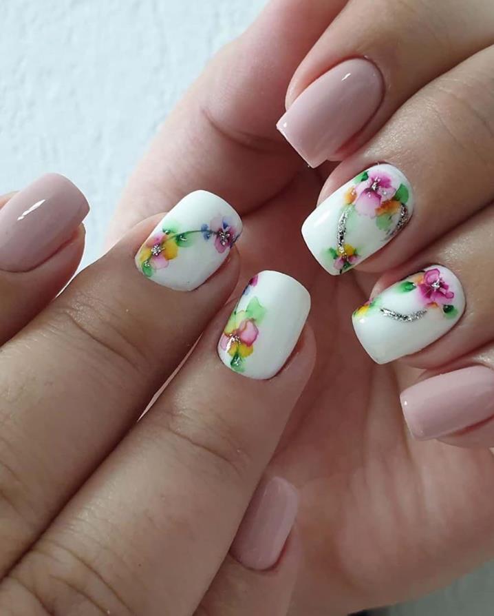 33 Trendy Natural Short Square Nails Design For Spring Nails 2020