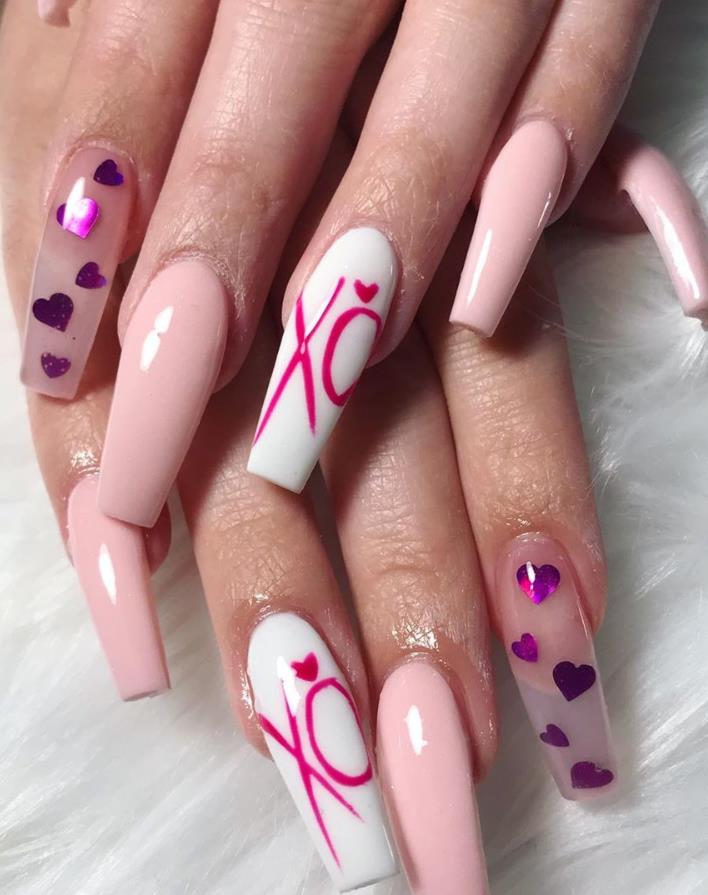 Valentine Nail Designs Long Daily Nail Art And Design