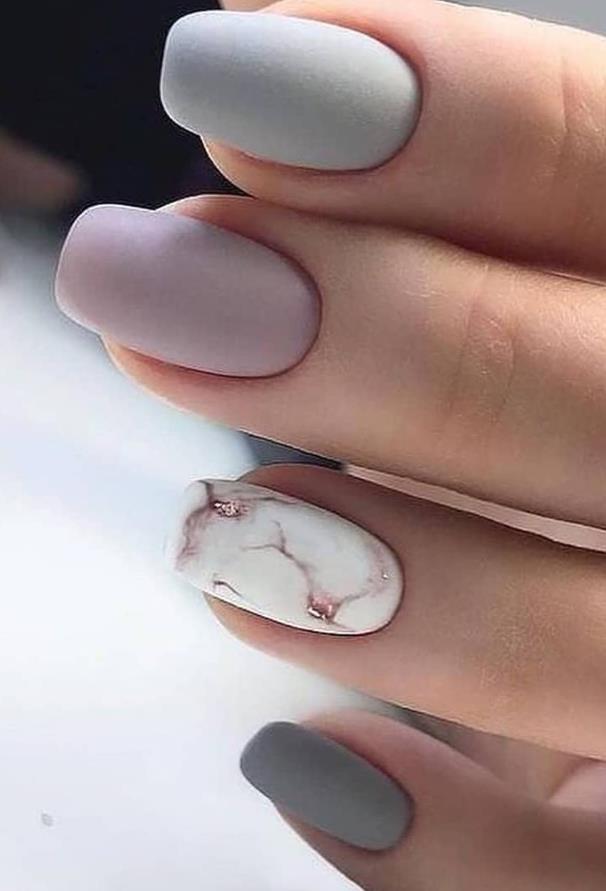 33 Trendy Natural Short Square Nails Design For Spring Nails 2020