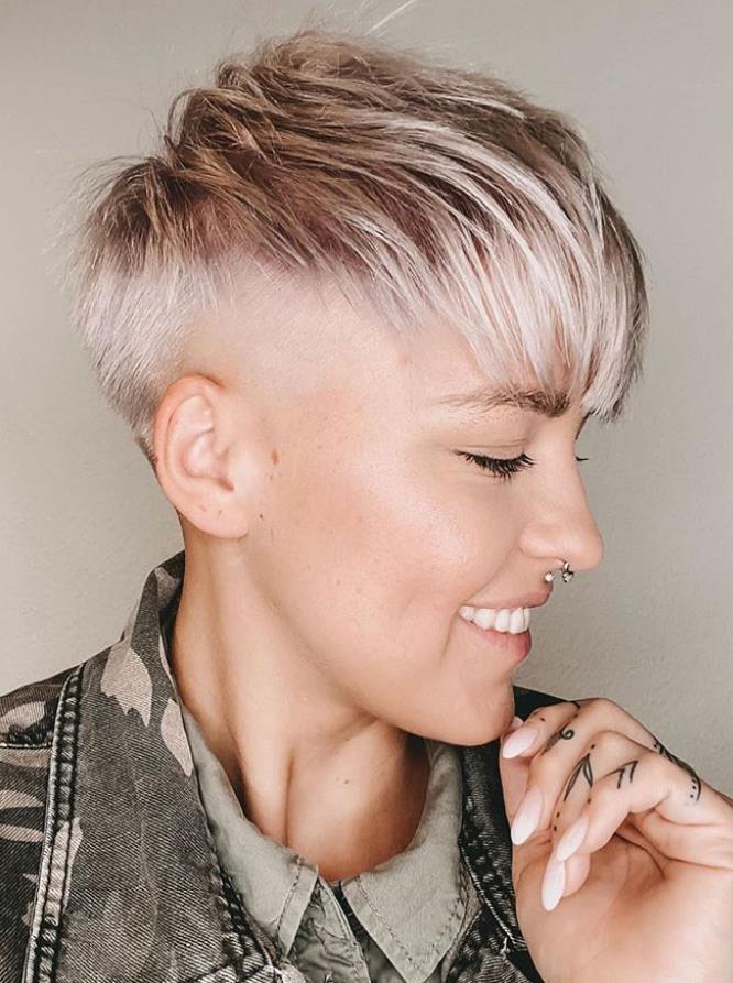 36 Pretty Fluffy Short Hair Style Ideas For Short Pixie