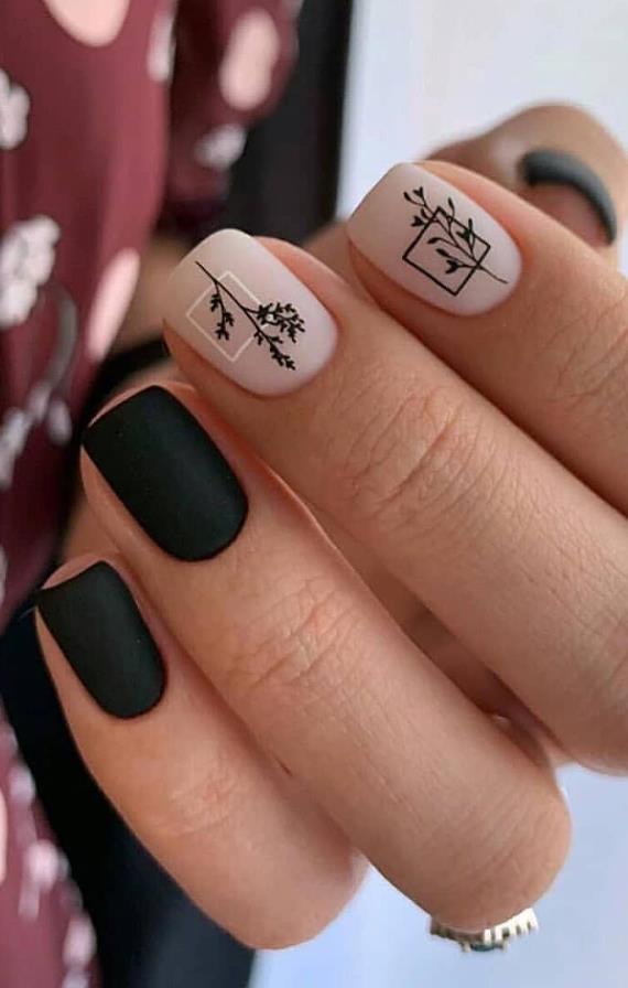 33 Trendy Natural Short Square Nails Design For Spring Nails 2020