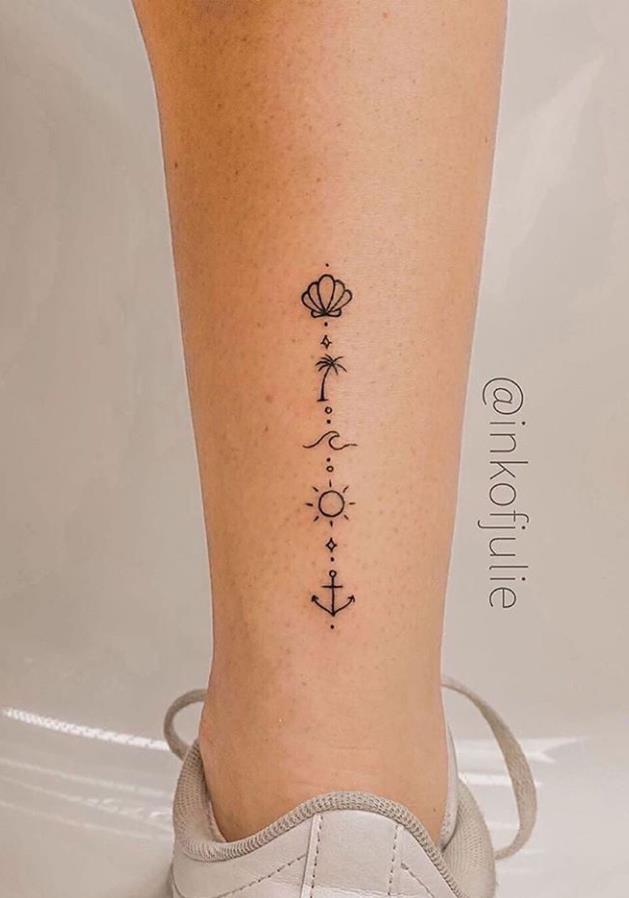30 Beautigul Tiny Foot Tattoo Design For Your First Tattoo Placement For Woman