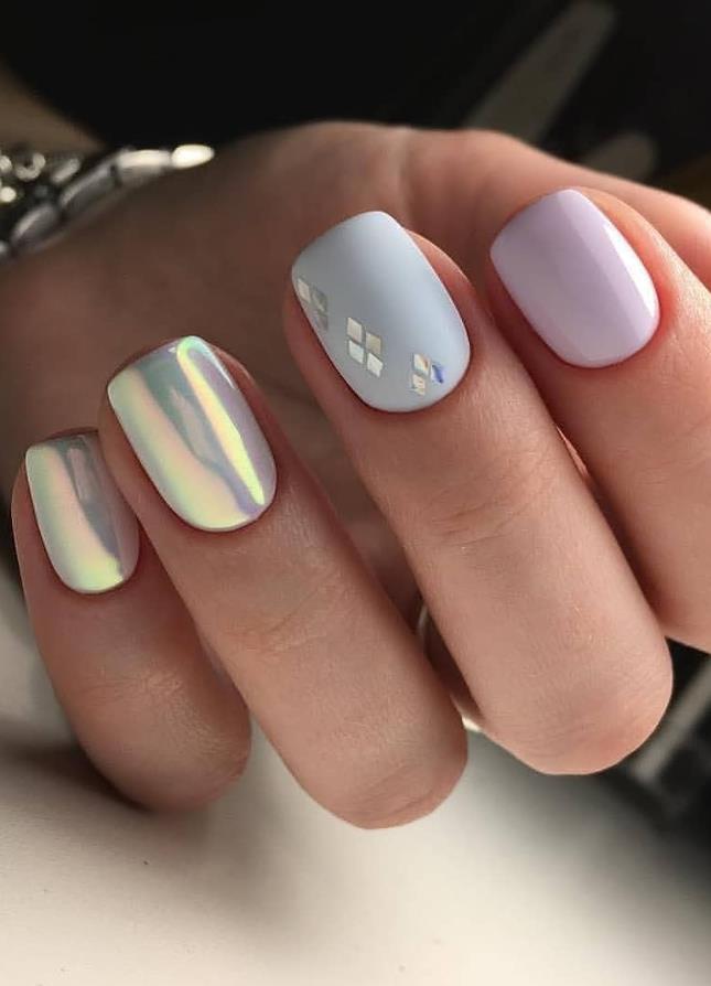 33 Trendy Natural Short Square Nails Design For Spring Nails 2020