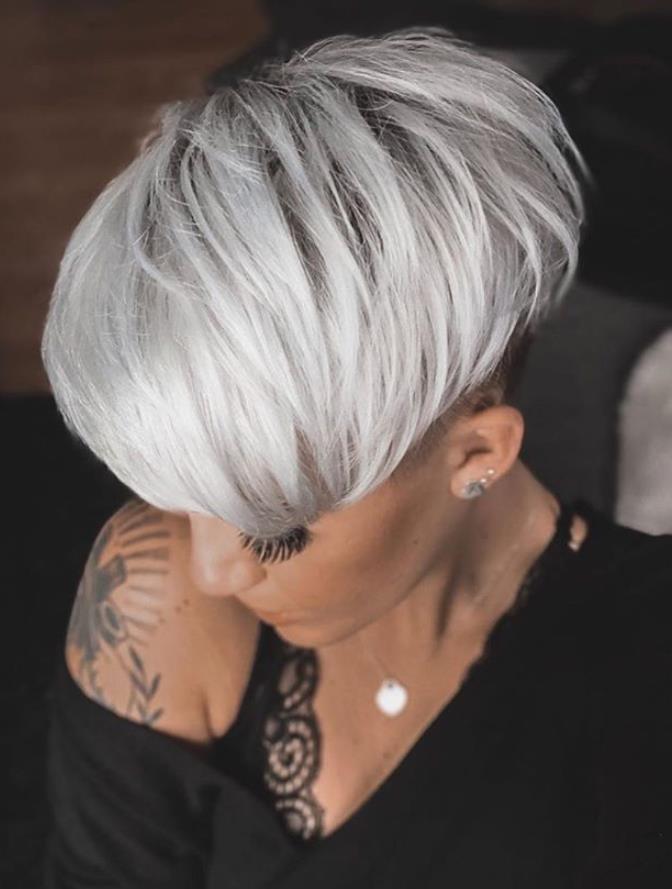 36 Pretty Fluffy Short Hair Style Ideas For Short Pixie Haircut