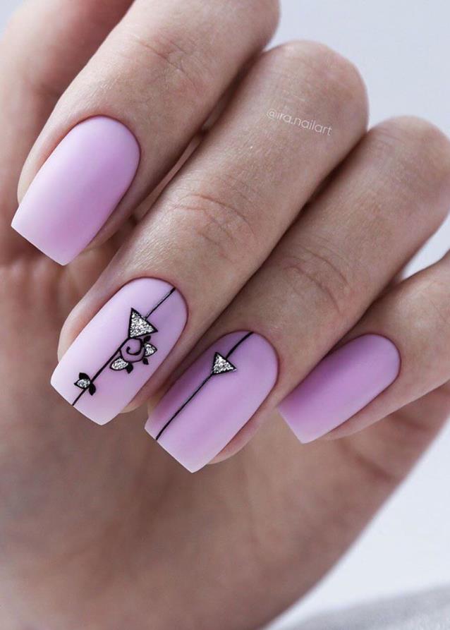 33 Trendy Natural Short Square Nails Design For Spring Nails 2020