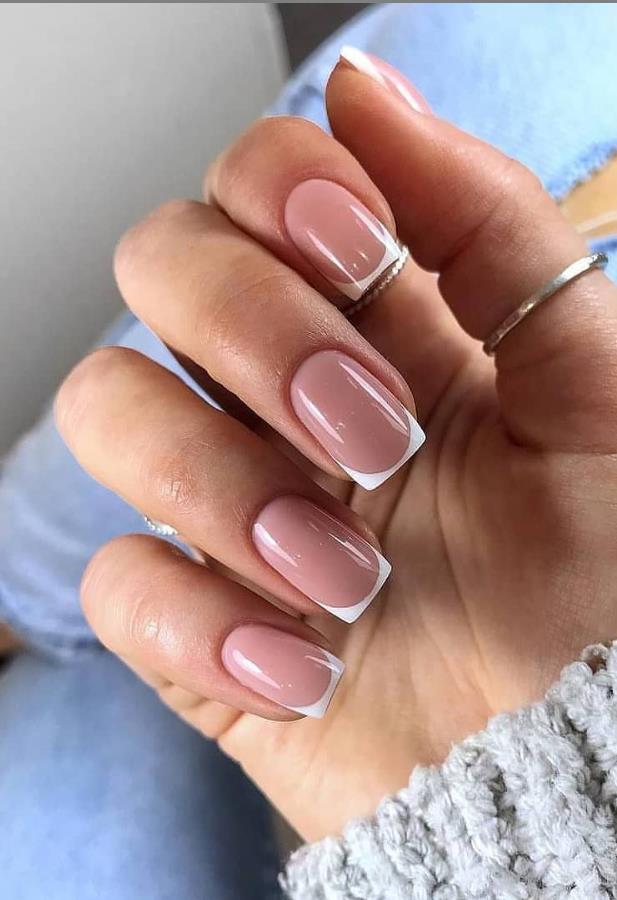 33 Trendy Natural Short Square Nails Design For Spring Nails 2020