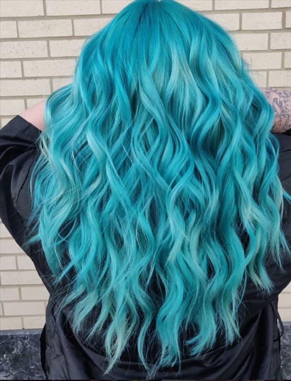 13 Gorgeous Blue Hair Color And Hairstyle Design Ideas - Fashionsum