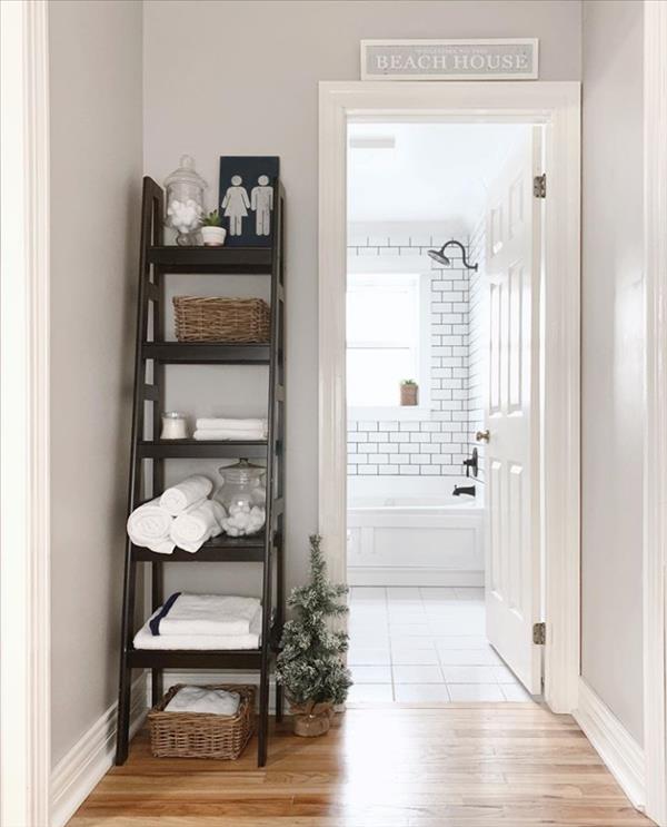 21 Brilliant Modern Bathroom Shelves Decor Ideas For Better Storage