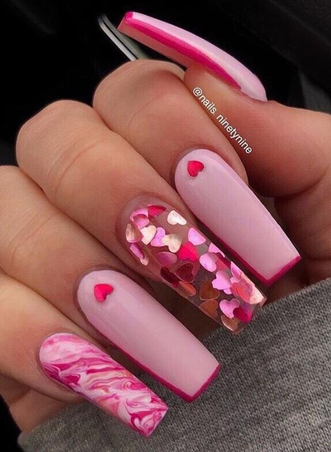 heart nails