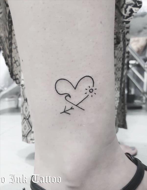 24 Simple Small Heart Tattoo Design For Woman On Valentine's Day To ...