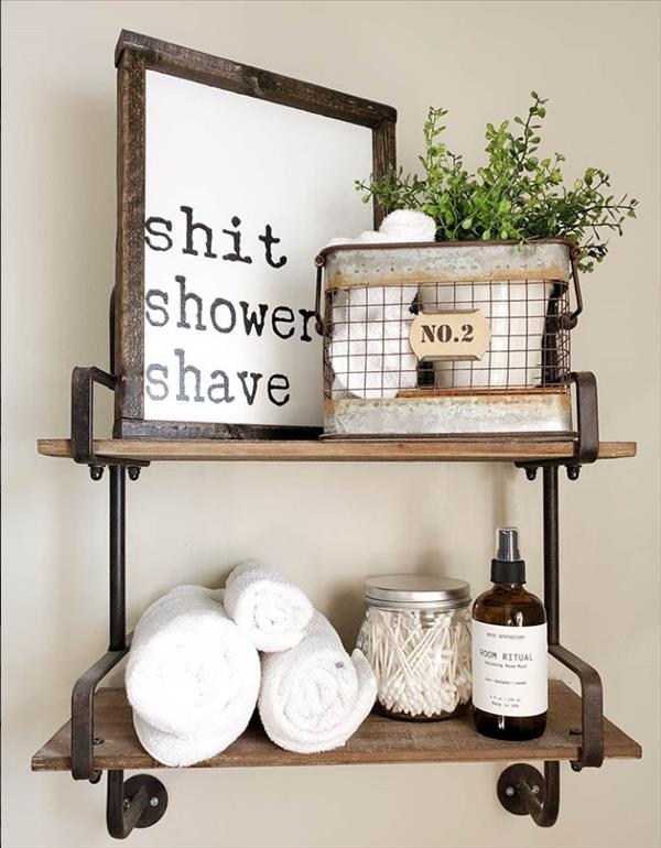 21 Brilliant Modern Bathroom Shelves Decor Ideas For Better Storage Fashionsum