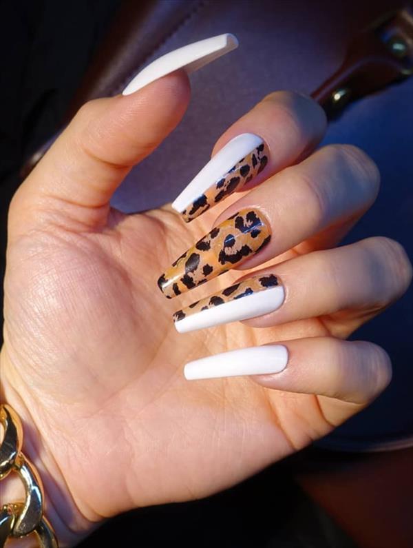 53 Hottest Acrylic Coffin Nails Design For Spring Long Nails Fashionsum