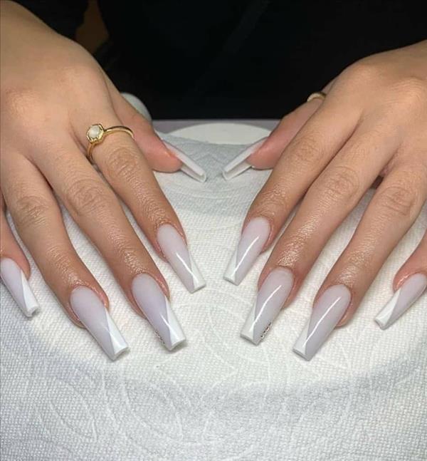 53 Hottest Acrylic Coffin Nails Design For Spring Long Nails - Fashionsum